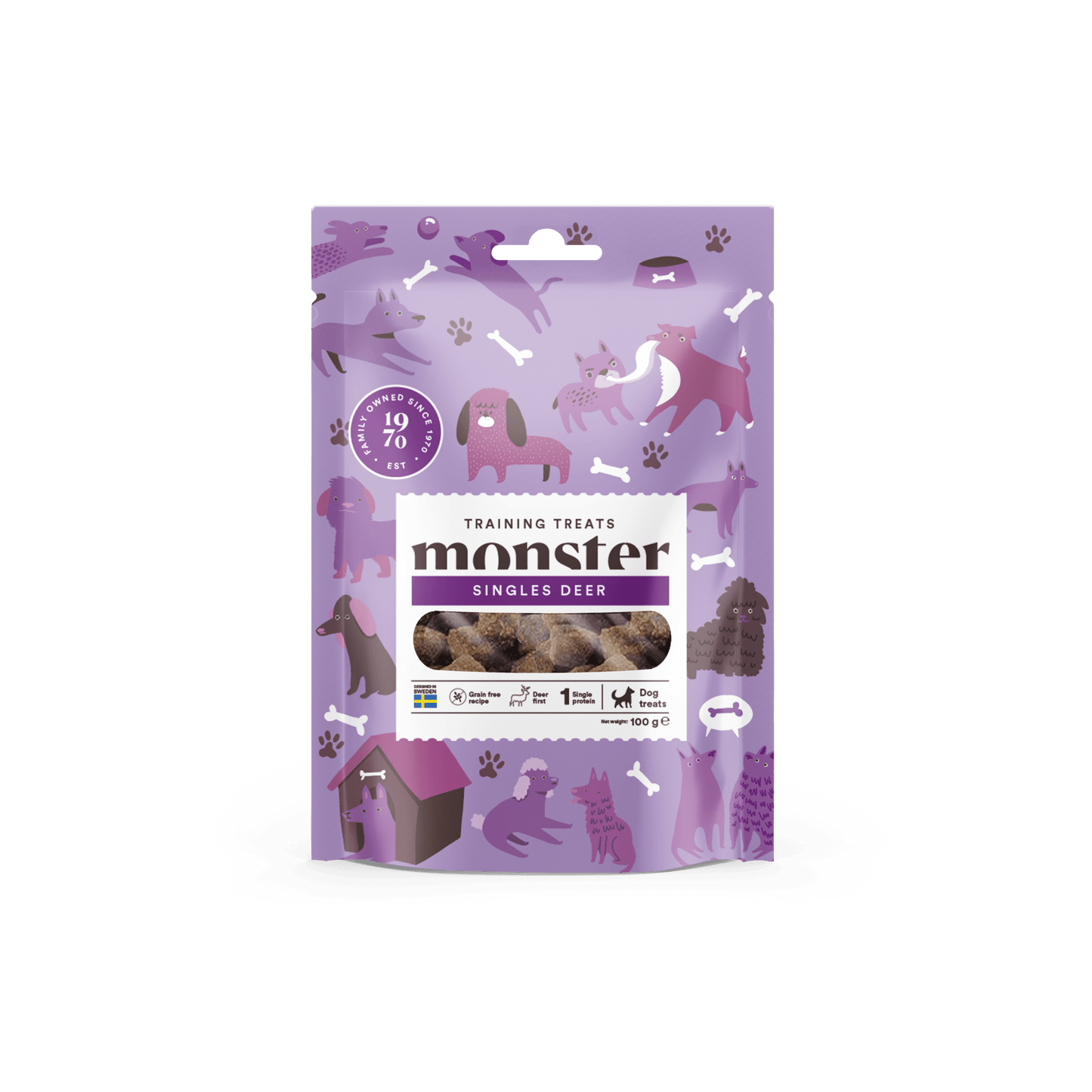 Monster Dog Training Treats Deer - Handla på Gaston