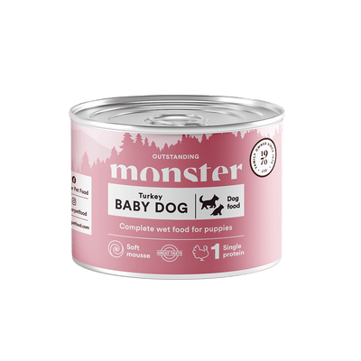 Monster Dog Baby Mousse Can - Handla på Gaston