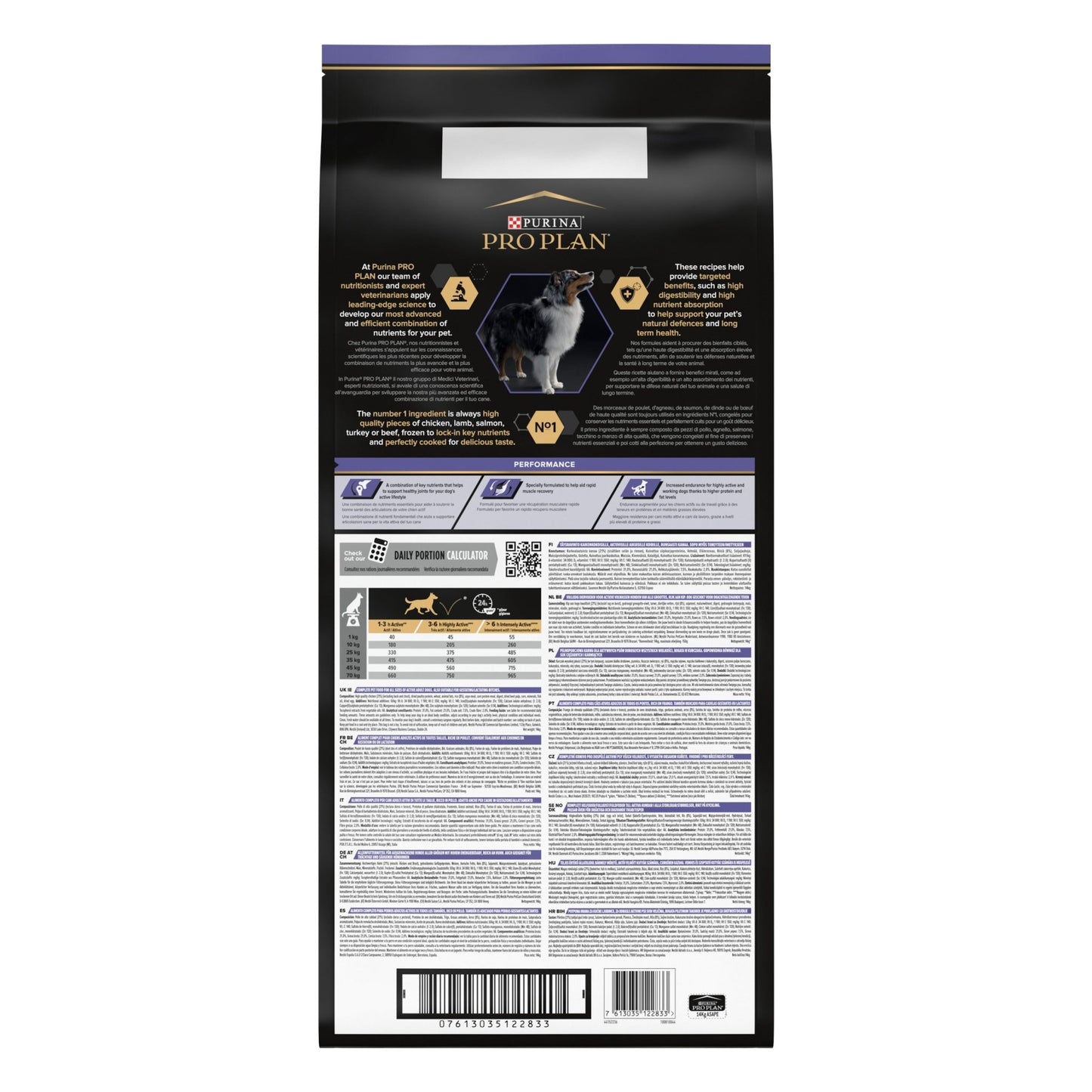 PURINA PRO PLAN All Sizes Adult Dog Performance Rikt på kyckling - Handla på Gaston