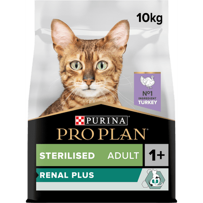 Purina Pro Plan Cat Sterilised with Renal Kalkon - Handla på Gaston