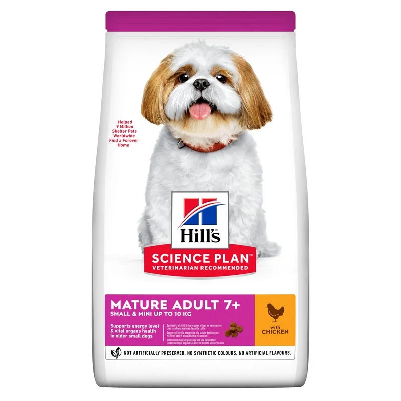 HILL'S SCIENCE PLAN Mature Adult Small & Mini torrfoder med kyckling för hund - Handla på Gaston