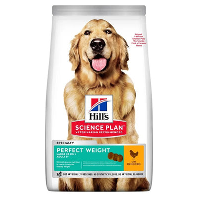 HILL'S SCIENCE PLAN Adult Perfect Weight Large Breed torrfoder med kyckling för hund - Handla på Gaston