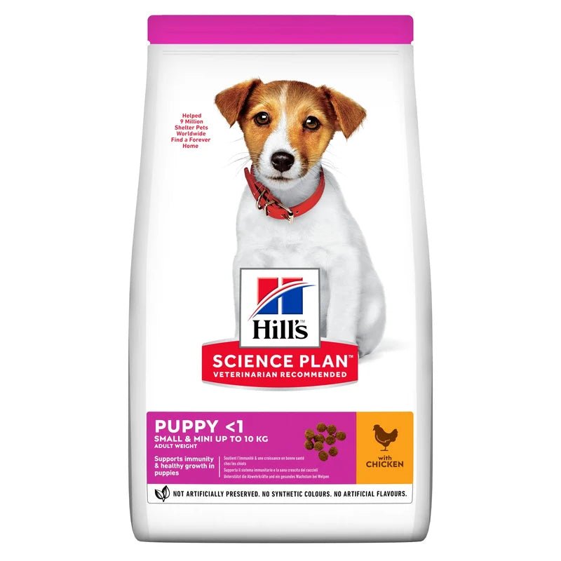 HILL'S SCIENCE PLAN Puppy Small & Miniature torrfoder med kyckling för hund - Handla på Gaston