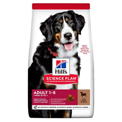 HILL'S SCIENCE PLAN Adult Large Breed torrfoder med lamm och ris för hund - Handla på Gaston