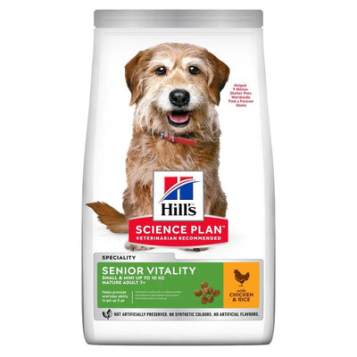 HILL'S SCIENCE PLAN Senior Vitality Small & Mini Mature Adult 7+ torrfoder med kyckling & ris för hund - Handla på Gaston
