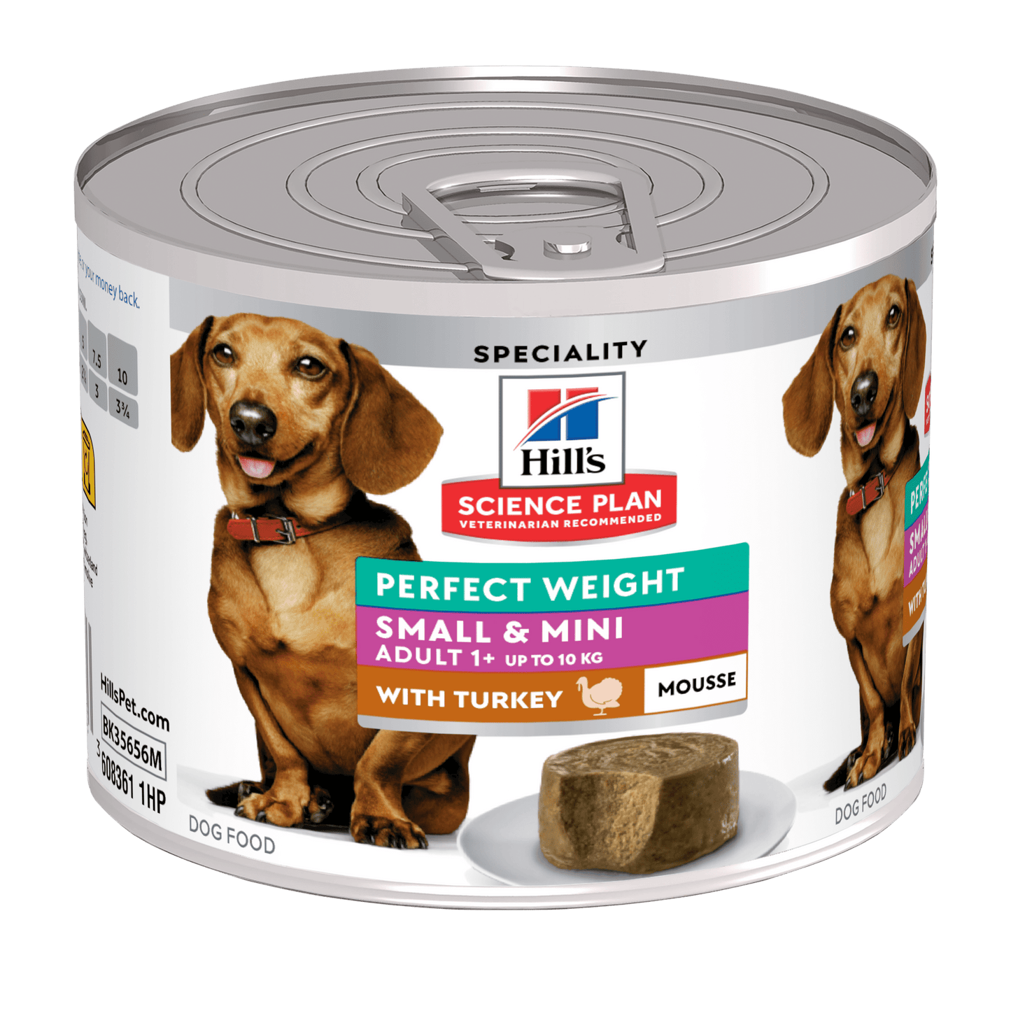 Hill's Science Plan Perfect Weight Adult Small & Mini mousse med kalkon - Handla på Gaston