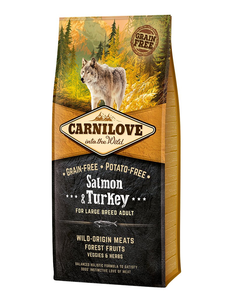 Carnilove Salmon - Turkey - Large Breed Adult - Handla på Gaston