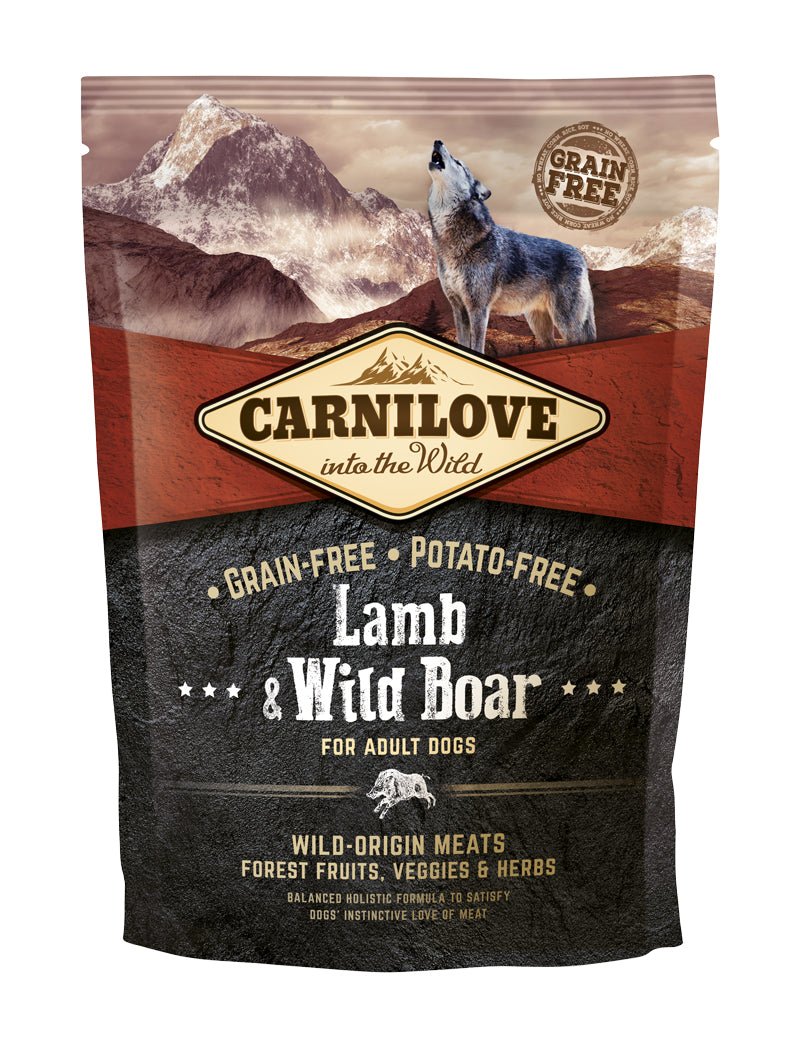 Carnilove Lamb & Wild Boar Adult - Handla på Gaston