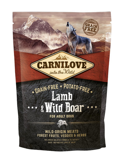Carnilove Lamb & Wild Boar Adult - Handla på Gaston
