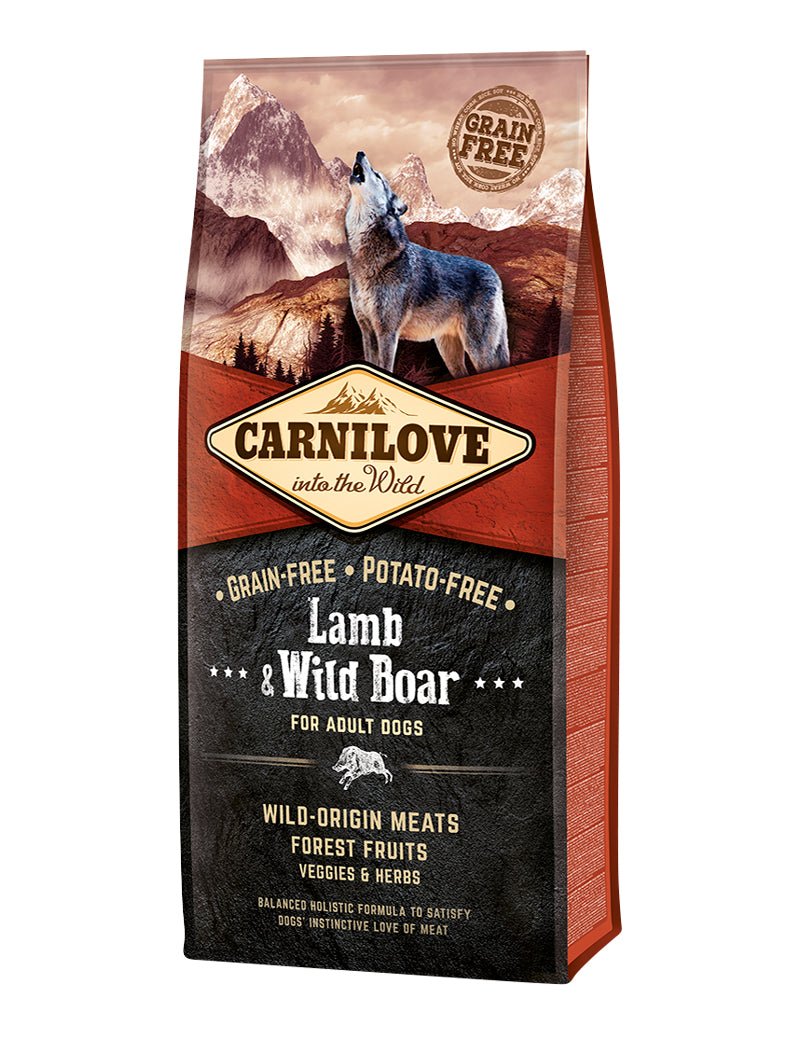 Carnilove Lamb & Wild Boar Adult - Handla på Gaston