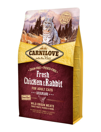 Carnilove Cat Fresh Chicken & Rabbit Adult - Handla på Gaston