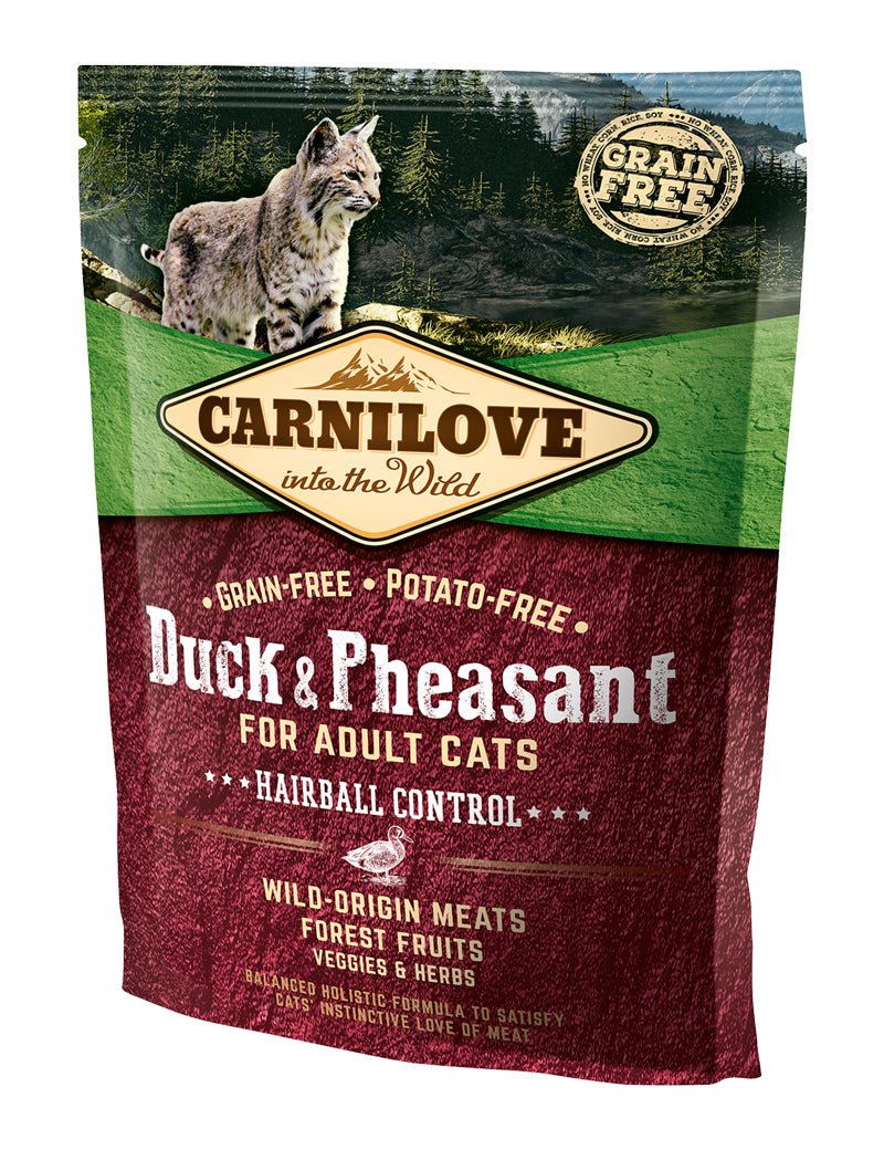 Carnilove Cat Duck & Pheasant Adult Hairball - Handla på Gaston