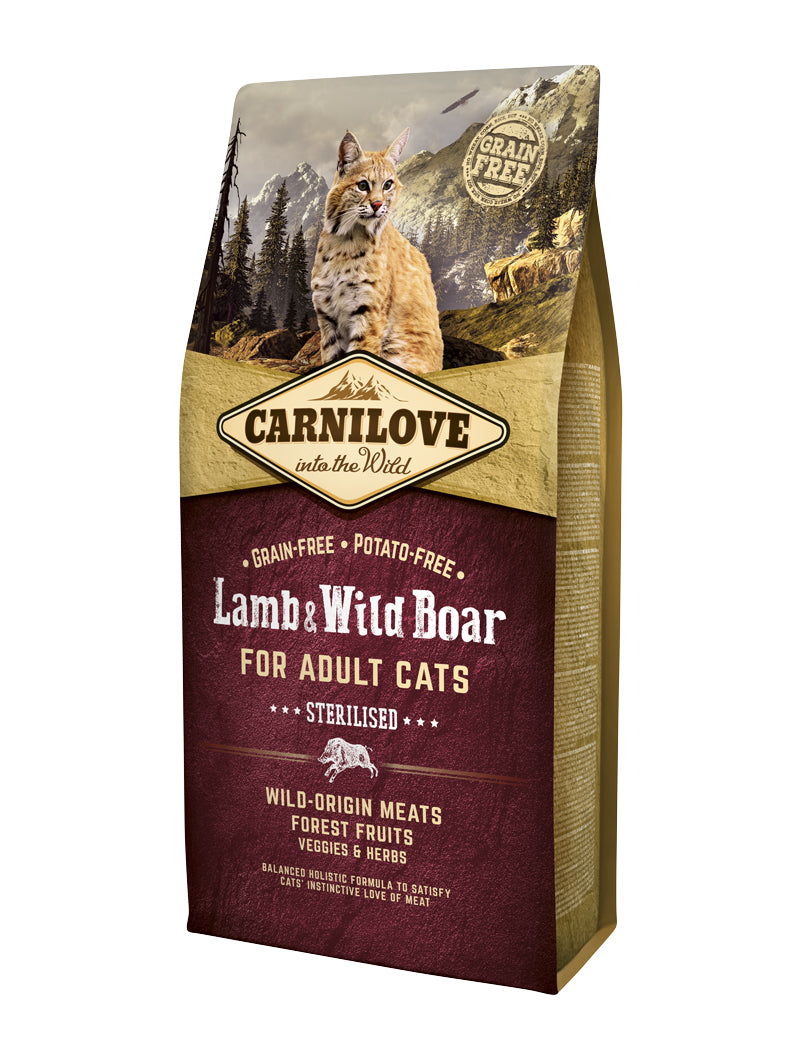Carnilove Cat Lamb Wild Boar Adult Sterilised