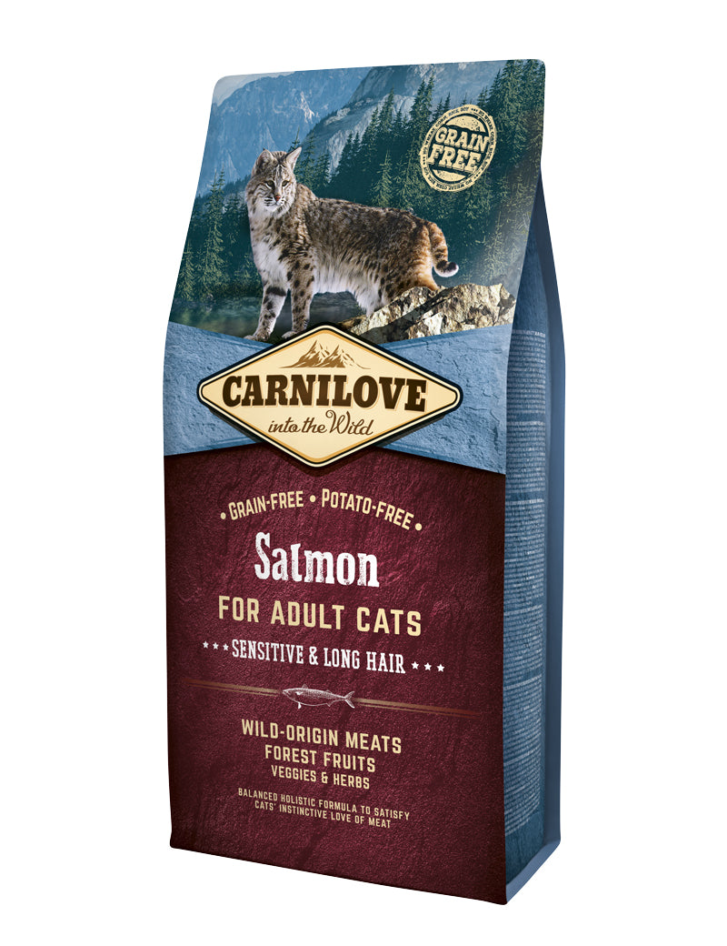 Carnilove Cat Salmon Adult Sensitive Long Hair