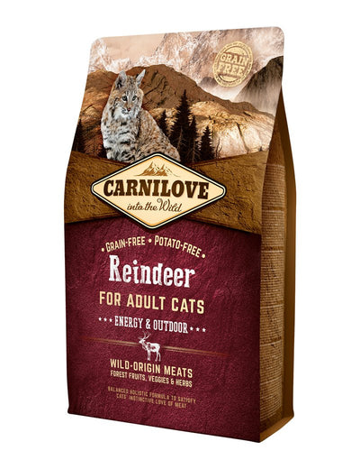Carnilove Cat Reindeer Adult Energy Outdoor - Handla på Gaston