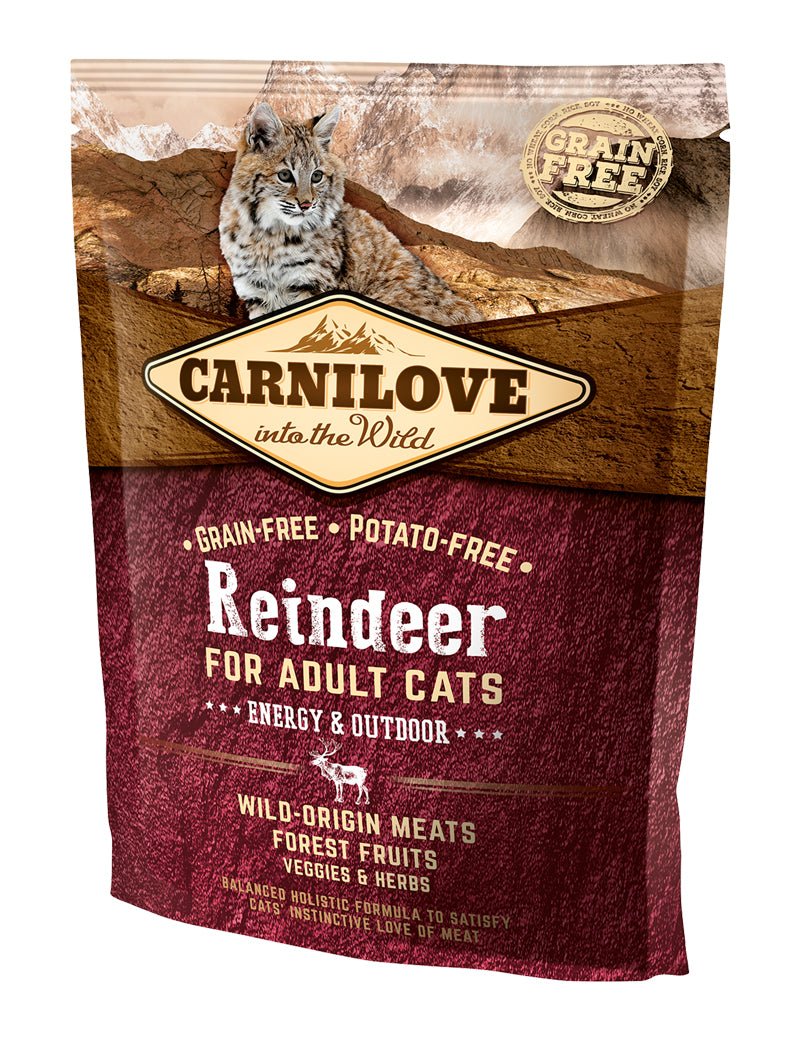 Carnilove Cat Reindeer Adult Energy Outdoor - Handla på Gaston