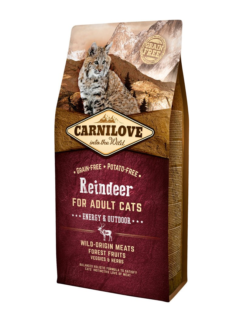 Carnilove Cat Reindeer Adult Energy Outdoor - Handla på Gaston