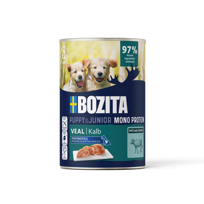 Bozita Dog Paté Puppy kalv 1st våtfoder för valpar - Handla på Gaston