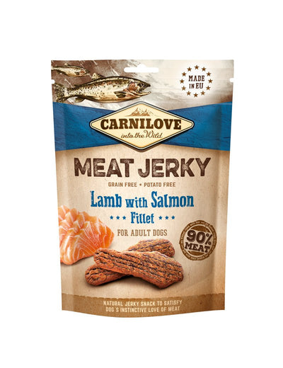 Carnilove Jerky Lamb With Salmon Fillet - Handla på Gaston