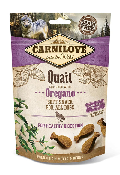 Dog Semi Moist Snack Quail w Orega - Handla på Gaston