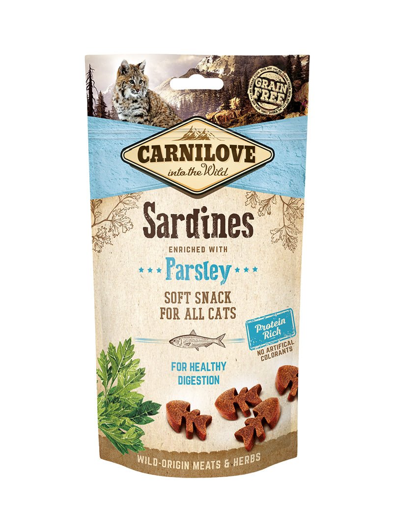 CL Cat Semi Moist Snack Sardine w Pars - Handla på Gaston