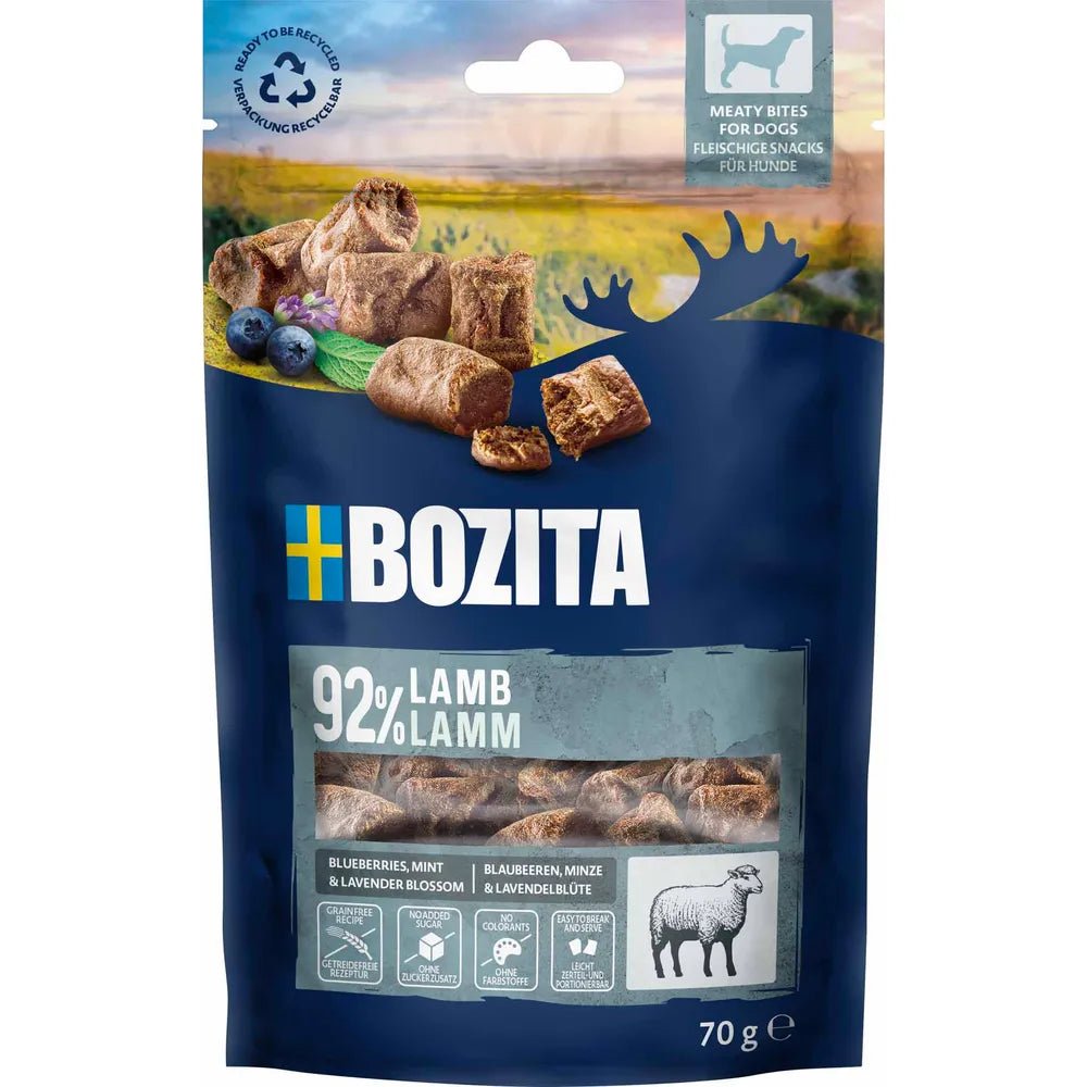Bozita Snacks Meaty Bites Lamb - Handla på Gaston