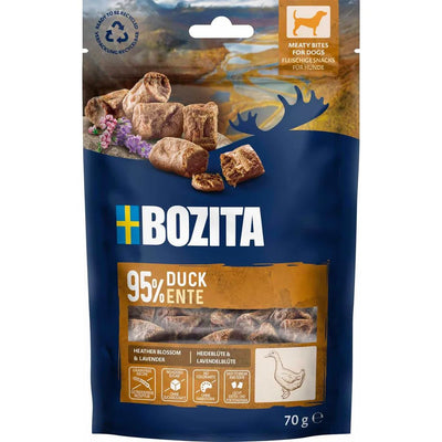 Bozita Snacks Meaty Bites Duck - Handla på Gaston