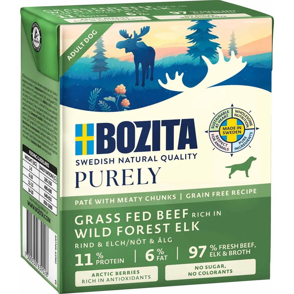 Bozita Dog Purely Paté Elk - Handla på Gaston