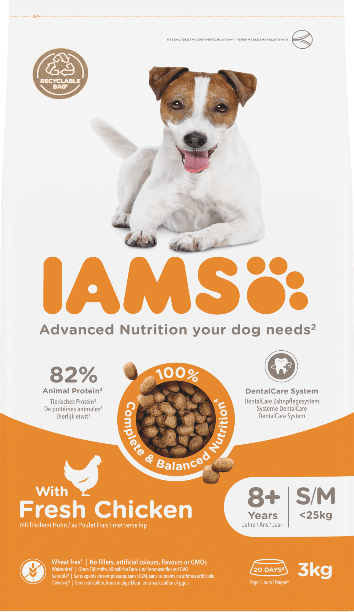 Iams Dog Senior Small & Medium Chicken - Handla på Gaston