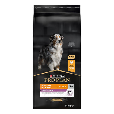 PURINA PRO PLAN Medium & Large Adult Dog 7+ Rikt på kyckling - Handla på Gaston
