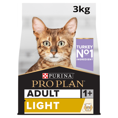PURINA PRO PLAN Adult 1+ Light Rik på kalkon - Handla på Gaston