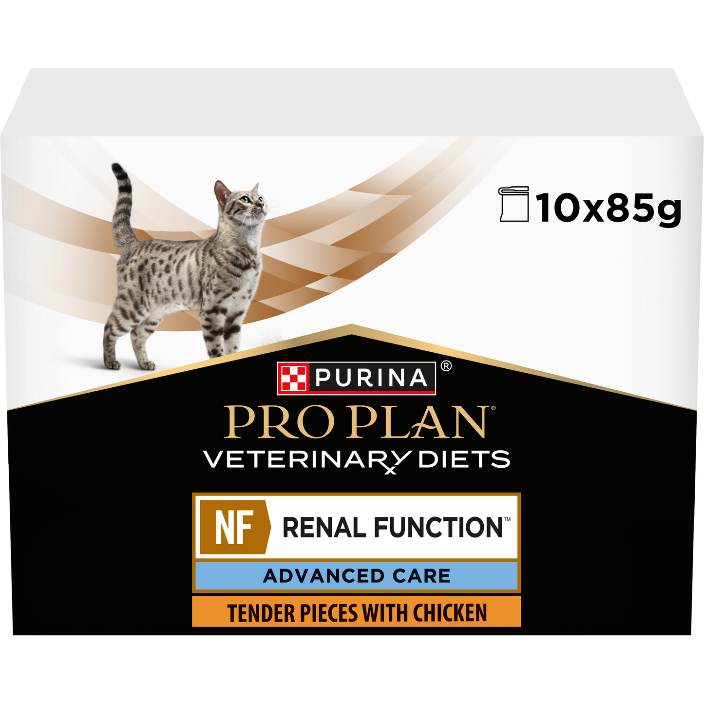 PURINA PRO PLAN VET DIETS NF Advanced Renal Function Chicken våtfoder katt 10x85g