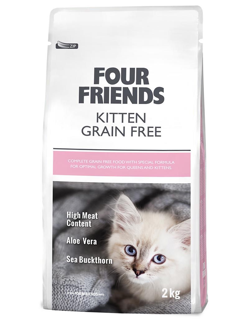 FourFriends Grain Free Kitten - Handla på Gaston