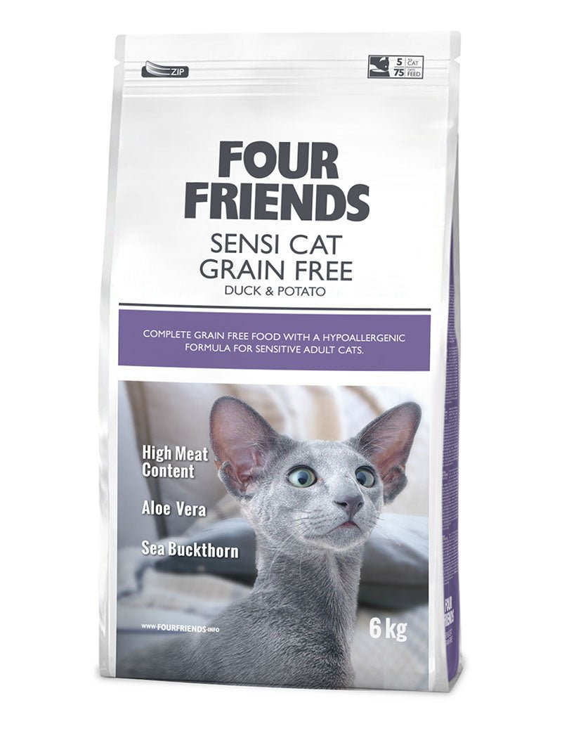 FourFriends Cat Grain Free Sensi Cat - Handla på Gaston