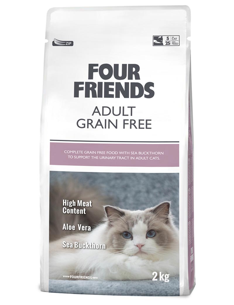 FourFriends Cat Grain Free Adult - Handla på Gaston