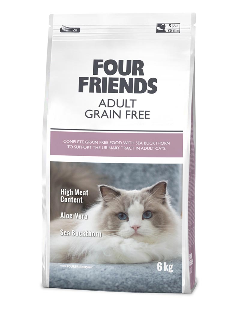 FourFriends Cat Grain Free Adult - Handla på Gaston