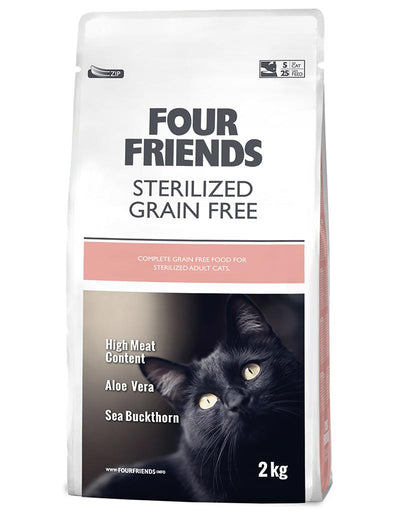FourFriends Cat Grain Free Sterilized - Handla på Gaston