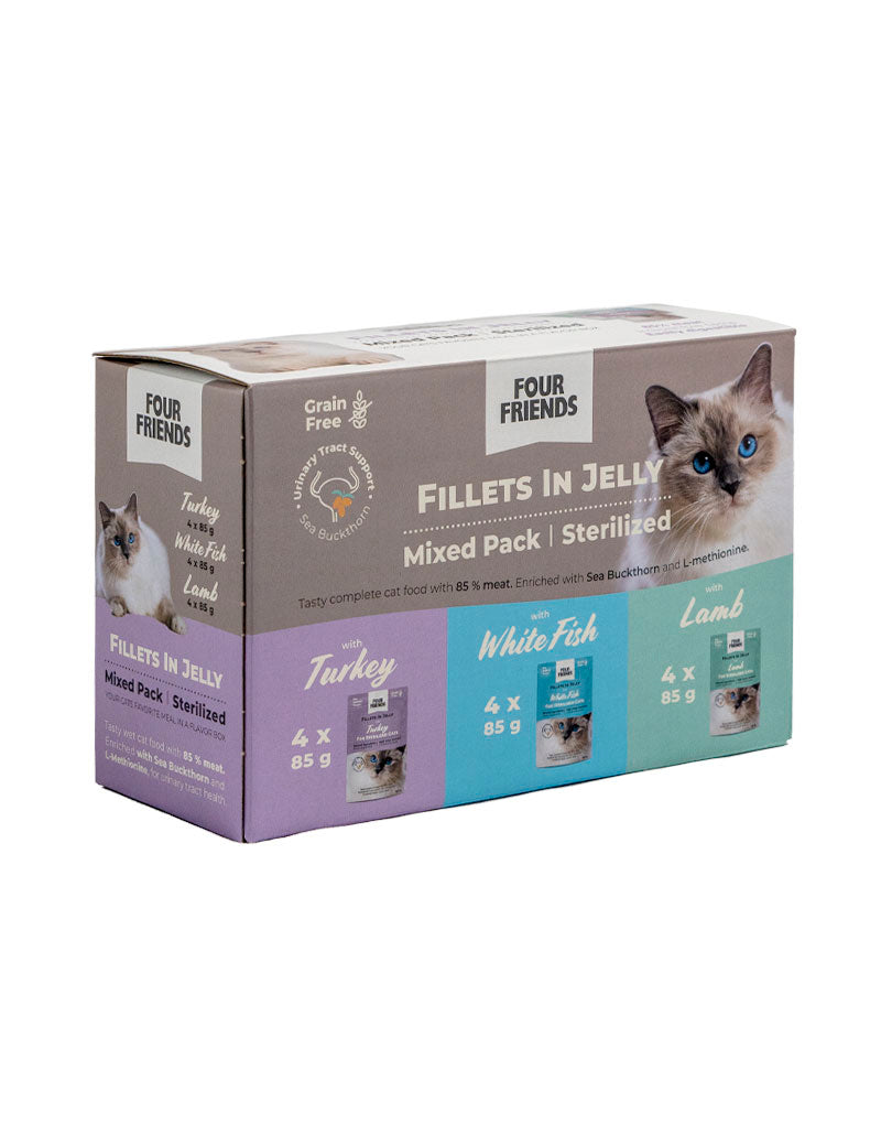 FourFriends Sterilized In Jelly Mix 12-pack