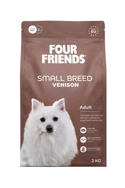 FourFriends Small Breed Venison - Handla på Gaston