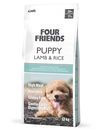 FourFriends Puppy Lamb & Rice - Handla på Gaston