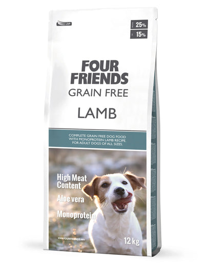 FourFriends Grain Free Lamb - Handla på Gaston