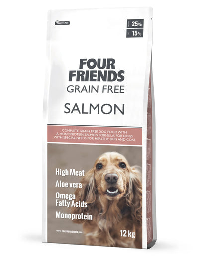 FourFriends Grain Free Salmon - Handla på Gaston