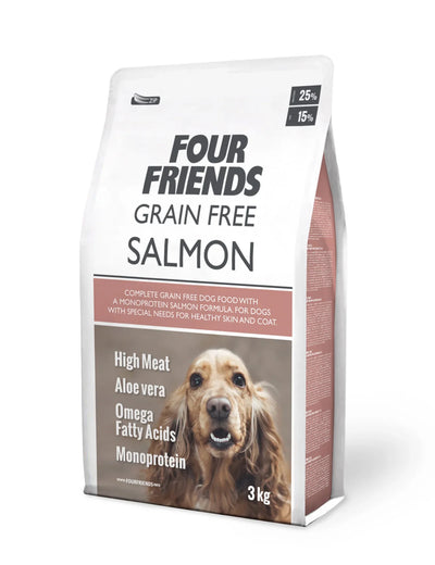 FourFriends Grain Free Salmon - Handla på Gaston