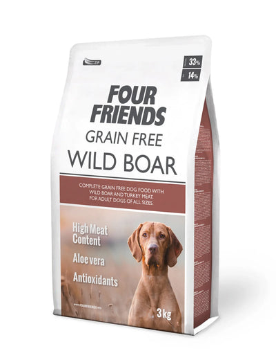 FourFriends Grain Free Wild Boar - Handla på Gaston