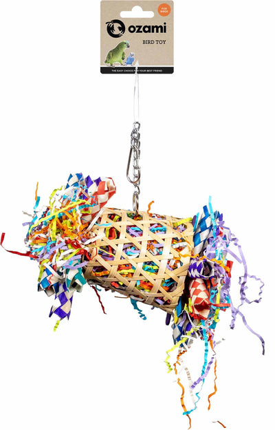 Ozami Fågelleksak Bamboo Basket Medium - Handla på Gaston