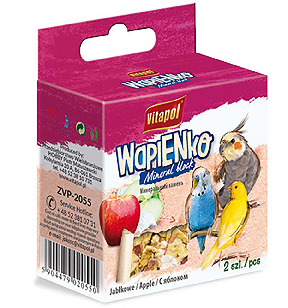 Vitapol Mineralsten Äpple Fågel - Handla på Gaston