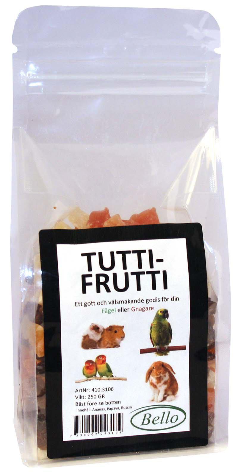 BELLO TUTTIFRUTTI GODIS 250GR