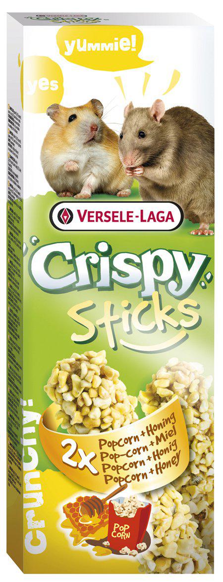 VERSELELAGA KRÄCKER HAMSTER/RÅTTA 2ST POPCORN & HONUNG 100GR