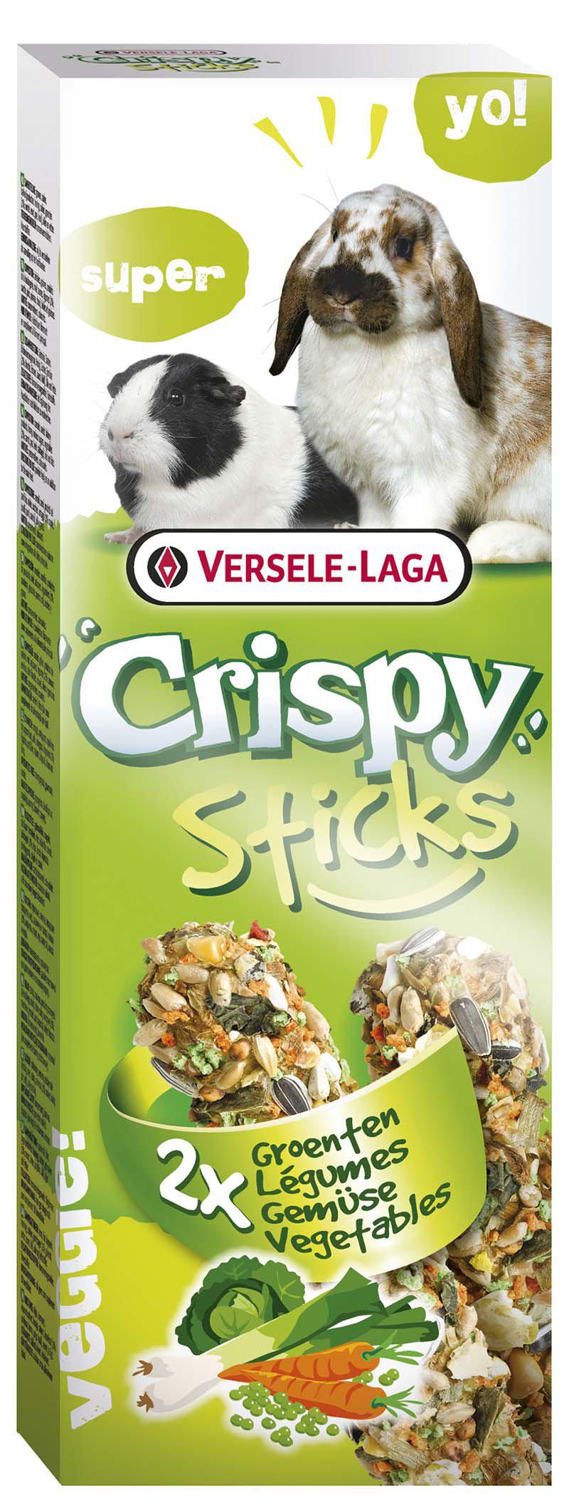 Versele - Laga Crispy Sticks Kanin & Marsvin Grönsaker - Handla på Gaston