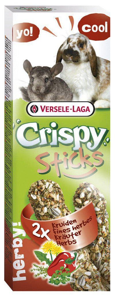 Versele - Laga Crispy Sticks Kanin & Chinchilla Örter - Handla på Gaston